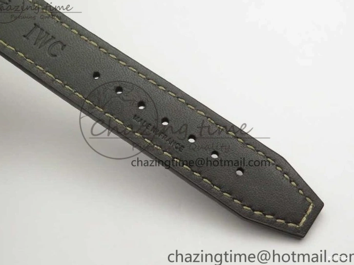 MIROTIME 0504 SmartChoice Mark XVIII IW327006 Titanium M+F 1:1 Best Edition Black Dial on Brown Leather Strap A 7145